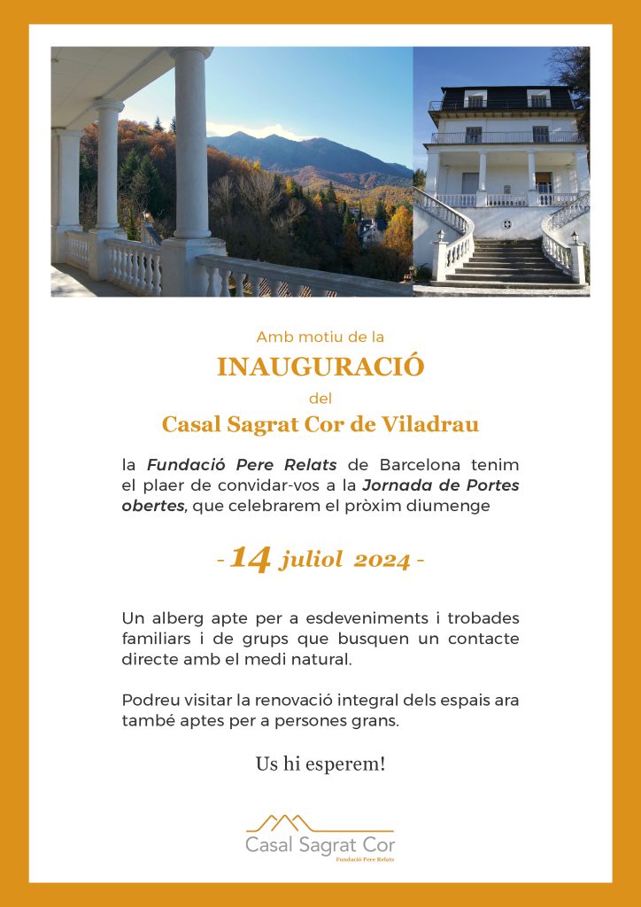 Jornada de portes obertes al Casal Sagrat cor de Viladrau